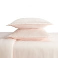 thumbnail image 6 of Serta Simply Clean Antimicrobial Solid 3 Piece Duvet Cover Set, Blush Pink, Full/Queen, 6 of 9
