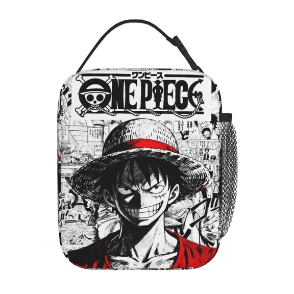 Reusable Portable Lunchbox One Lunch Bag Anime-Piece Insulated Cooler Tote with Handle For Office Work Picnic
