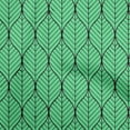 thumbnail image 1 of oneOone Viscose Jersey Sea Green Fabric Geometric Ogee Quilting Supplies Print Sewing Fabric By The Yard 60 Inch Wide, 1 of 4