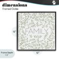 thumbnail image 4 of Stupell Industries French Country Curved Ivy Sprigs Family Black Framed Giclee Art, 12 x 12, by SD Graphics Studio, 4 of 8