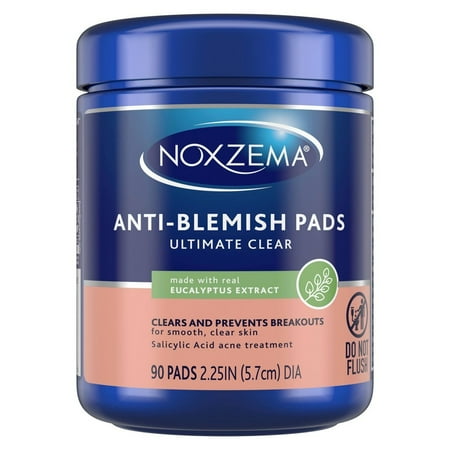 Noxzema Ultimate Clear Anti Blemish Pads - Eucalyptus - 90ct