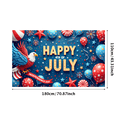 thumbnail image 2 of Eagle Decor Happy 4th of July Banner Balloon Design Independence Day for Holiday Celebration Outdoor Decor Indoor Party, 2 of 6