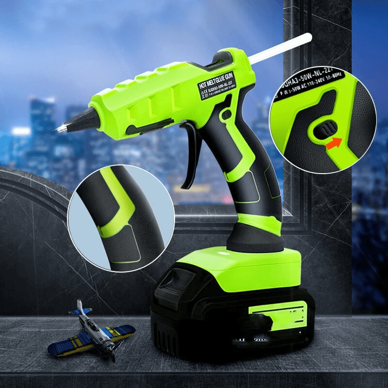 Fast preheating hot glue gun repair tool for Black and decker 20V Li-ion Battery for hand work DIY
