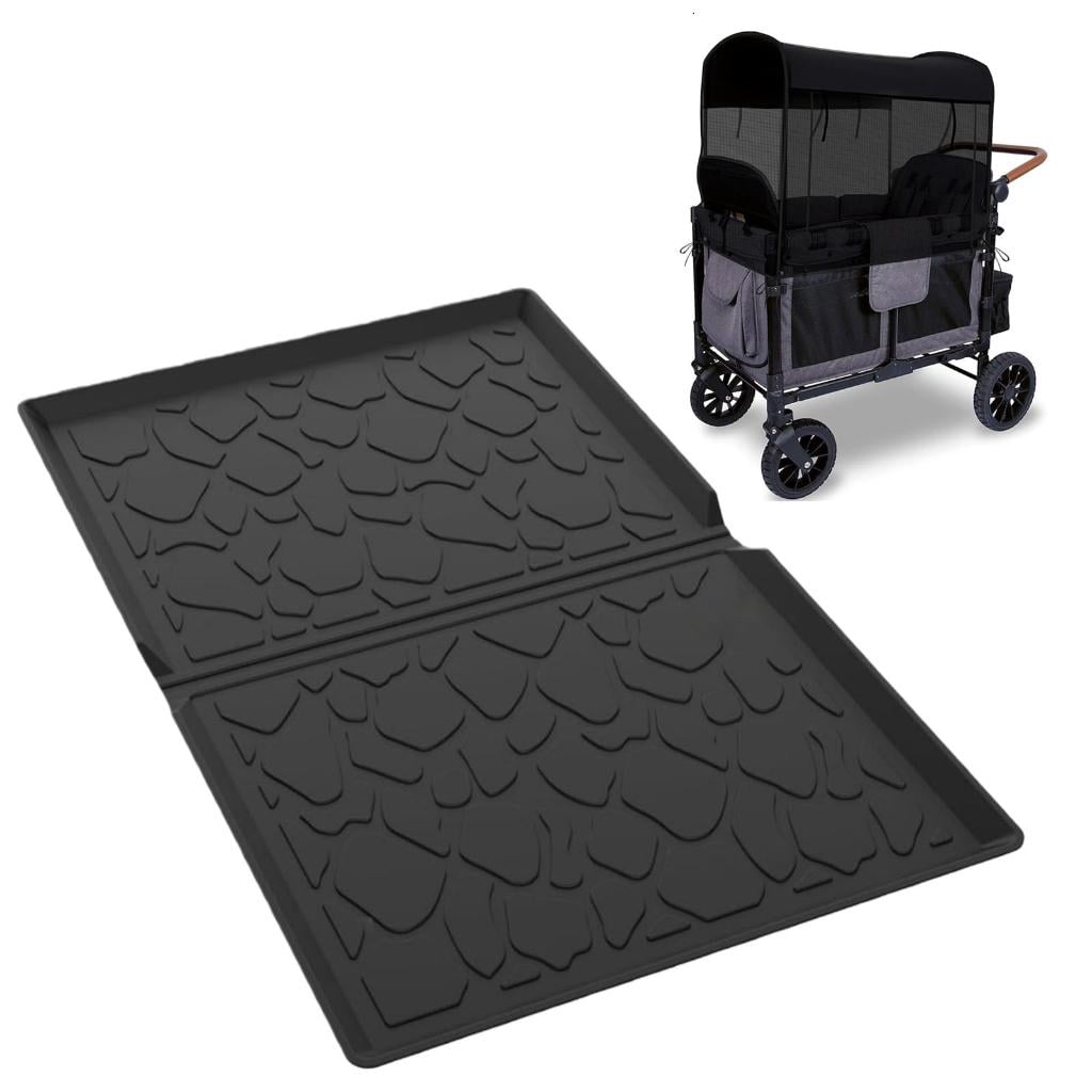 Osdhezcn Silicone Infant Stroller Seat Pad for Wagon W2/W4 Anti Slip Design Waterproof Easy Clean Baby Carriage Cushion