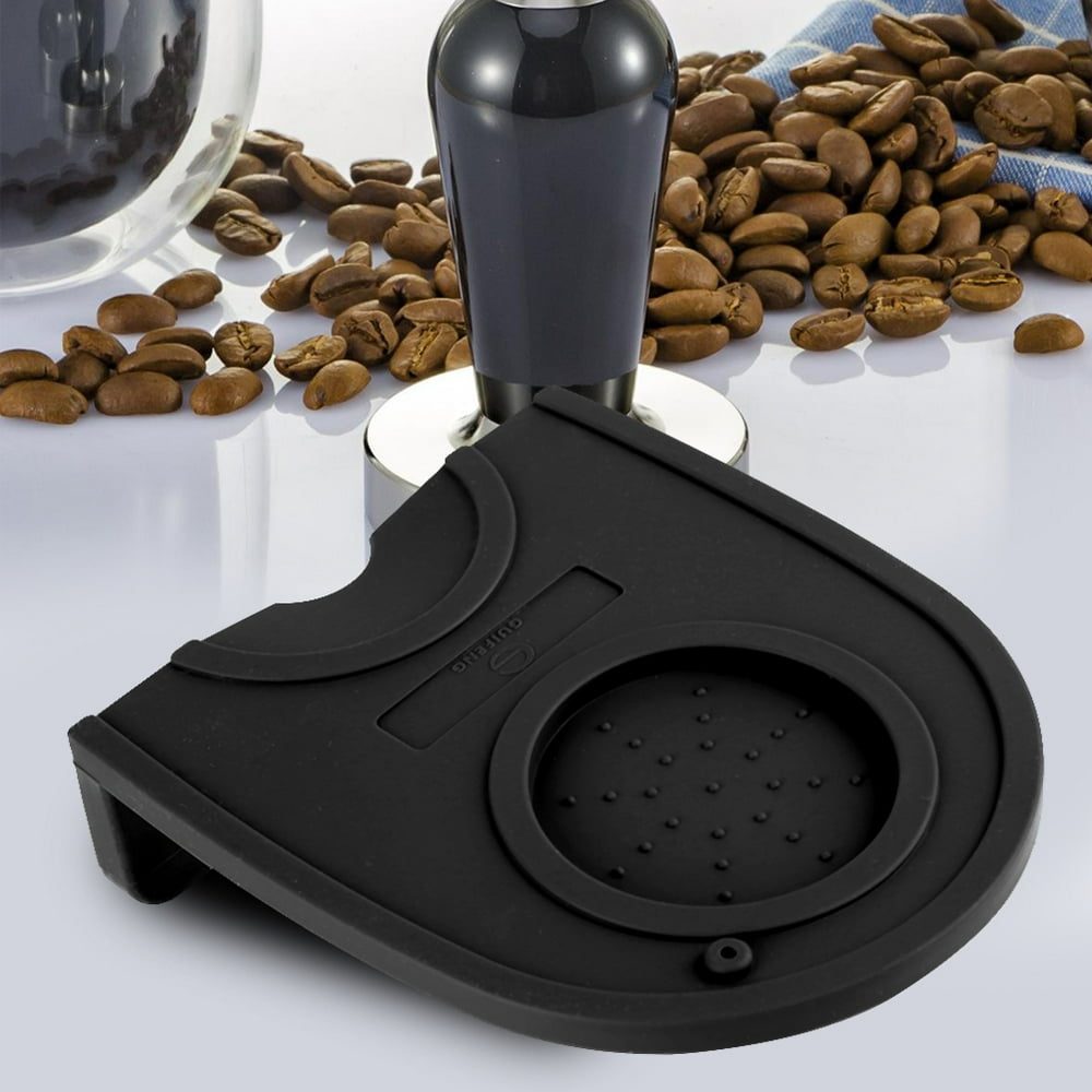 LYUMO Thick Silicone Coffee Powder Espresso Tamping Corner Mat Tamper