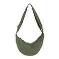 thumbnail image 6 of Crossbody Bag Sling Crescent Bags for Women Men Trendy Corduroy Small Shoulder Bag Purse Dumpling Casual Handbag with Adjustable Strap Green, 6 of 7
