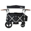 Keenz 7S+ Ultimate 4-Passenger Baby Toddler Wheeled Stroller Wagon, Black