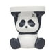 thumbnail image 1 of Reposapiés redondo con asiento antideslizante de resina con forma de animal, otomana decorativa para habitación infantil Panda, 1 of 7