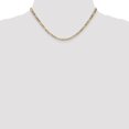 thumbnail image 4 of 14K Yellow Gold Figaro Chain Necklace 16 inch 3.5 mm Semi-Solid with Lobster Clasp, 4 of 4