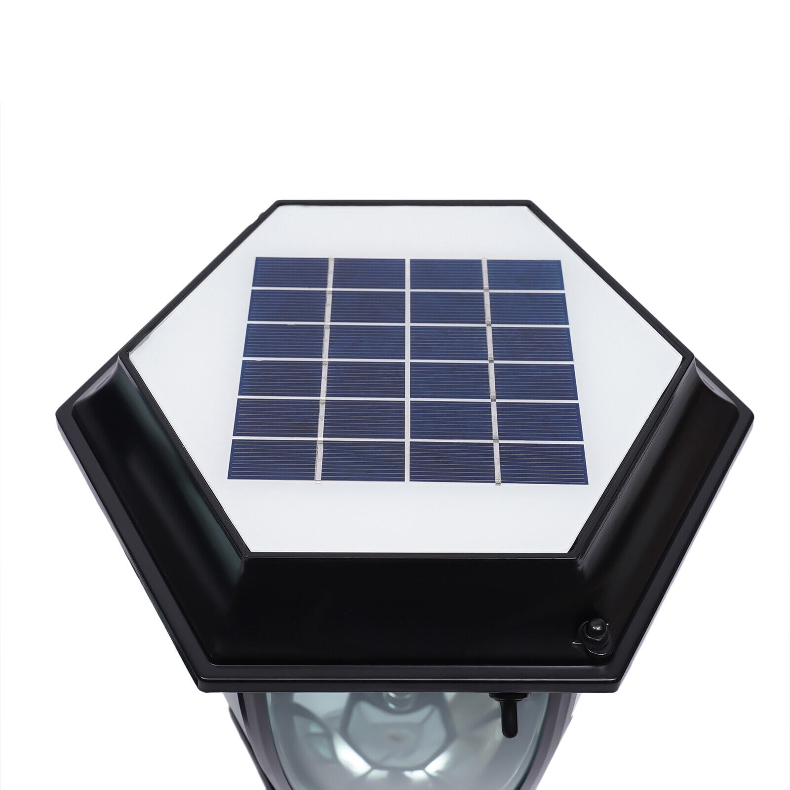 2-Pack Solar LED Post Light Lamp Yard Driveway Fence Outdoor Pillar Lights