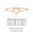thumbnail image 5 of Hollow Heart Peach Heart Heart Ring, 5 of 5