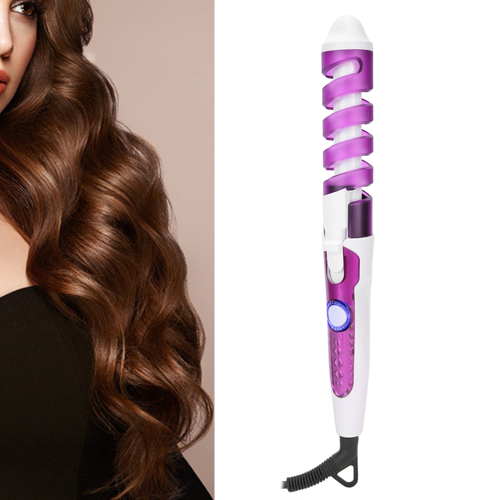 Flameen Wavy Hair Curler Hair Curler 20 Seconds Fast Heating Hair Curling Iron For Home Salon Test