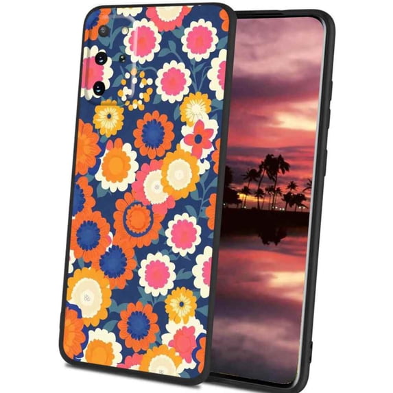 flower-aesthetic-2 Phone Case, Degined for Samsung Galaxy S20+ Plus Case Men Women, Flexible Silicone Shockproof Case for Samsung Galaxy S20+ Plus