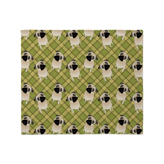 CafePress - Pug 1 (11) Throw Blanket - Soft Fleece Throw Blanket, 50"x60" for All Ages