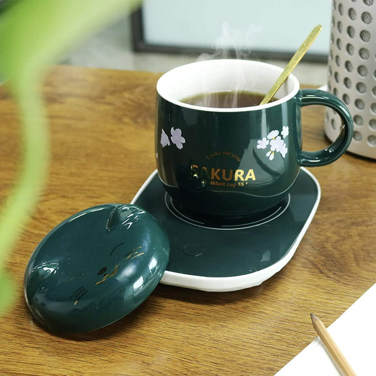 Coffee Mug Warmer - Electric Coffee Cup Warmer for Desk Auto Shut
