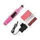 thumbnail image 1 of Qarigey Taladro eléctrico tallado pluma conjunto desata el potencial creativo máquina portátil de mejora de uñas conjunto de molino de Juegos de manicura  estándar americano Rosa, 1 of 6