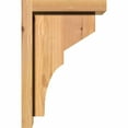 thumbnail image 3 of 5 1/2"W x 8"D x 12"H Monterey Smooth Corbel w/Backplate, Western Red Cedar, 3 of 9