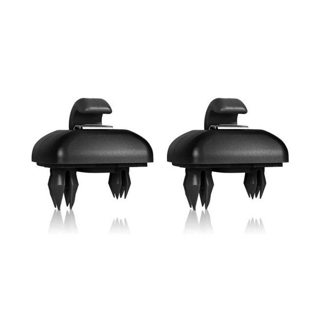 2 piezas de clip interior negro para visera, MoreChioce 8U0857562A gancho de plástico para colgar visera compatible con A1 A3 A4L A5 A6