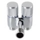 thumbnail image 3 of 1pcs G1/2 1 In Two Out Double Control Washing Machine Faucet Toilet Triangle Valve Toilet Stop Valve Size 6.2*6cm Approx 3 Color, 3 of 11
