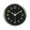 Black, variant on 12 inch Glow in the dark Quartz Wall Clock with Silent Movement and Easy Installation