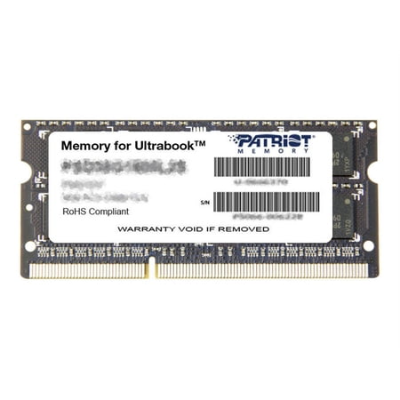 UPC: 0815530015161 | Patriot Signature Line 8GB 204-Pin DDR3 SO-DIMM DDR3L 1600 (PC3L 12800) Laptop Memory Model PSD38G1600L2S