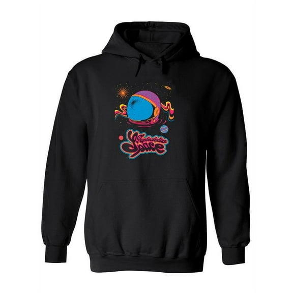 Psychedelic Astronaut Helmet Hoodie Women -Image by Shutterstock, Female 3X-Large