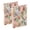 Abstract Pink Floral Pattern, variant on Wirebound Notebook Hardcover Spiral Notebooks Decorative Sun Design, 60 Pages, 80 GSM, 5.7 x 8.3in