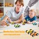 thumbnail image 4 of 6 Pieces Wooden Mini Cars Wooden Car Ramp Track Toys for 1 - 2 - 3 Years Olds,Wooden Car Ramp Racing Toys Replacement Vehicle Set Racing Party Favors, 4 of 4