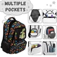 thumbnail image 7 of Kuiaobaty Dinosaur Print Backpack for Boys Basketball Print School Bag with Padded Straps Large Capacity Backpack Laptop Bag for School, 7 of 7