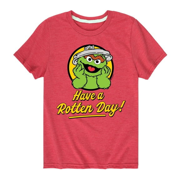 Sesame Street - Have A Rotten Day - Toddler and Youth Short Sleeve Graphic T-Shirt