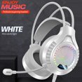 thumbnail image 3 of Auriculares para juegos shamjiam con micrófono cancelación de ruido USB 7.1, 3 of 9