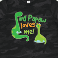 thumbnail image 4 of Inktastic My Papaw Loves Me Dinosaur Boys Toddler T-Shirt, 4 of 5