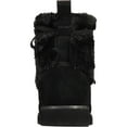 thumbnail image 3 of Style & Co. Womens Zijune Leather Lace-up Winter Boots Black 7 Medium (B,M), 3 of 4