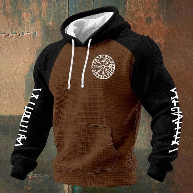 Men's Knit Hooded Sweatshirt for Everyday Comfort and Versatile Streetwear Fashion without Friction