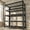 Black, variant on REIBII 40"Wide Garage Shelf Units 5-Tier Storage Shelves 72"H Heavy Duty 2000lbs Adjustable Metal Shelving Rack,Orange