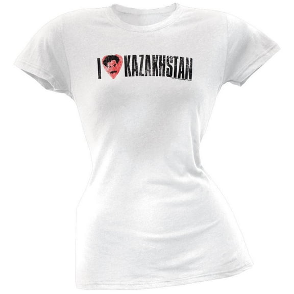 Borat - I Love Kazakhstan Ladies T-Shirt - Medium