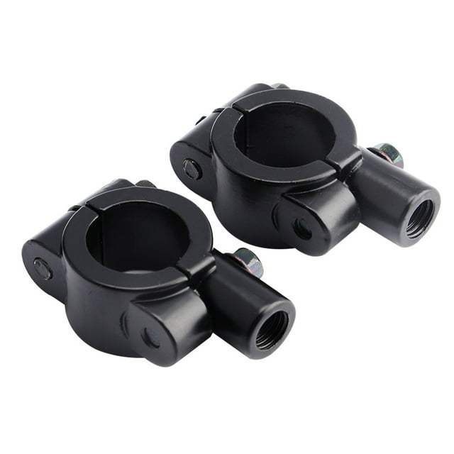 MOTOCICLETA Universal Manillar Montor Monte de 10 mm 7/8 "Almacha Negro negro Atv Atv Go Cart Bike Bike Bike Dirt Bike Dual Sports Bike