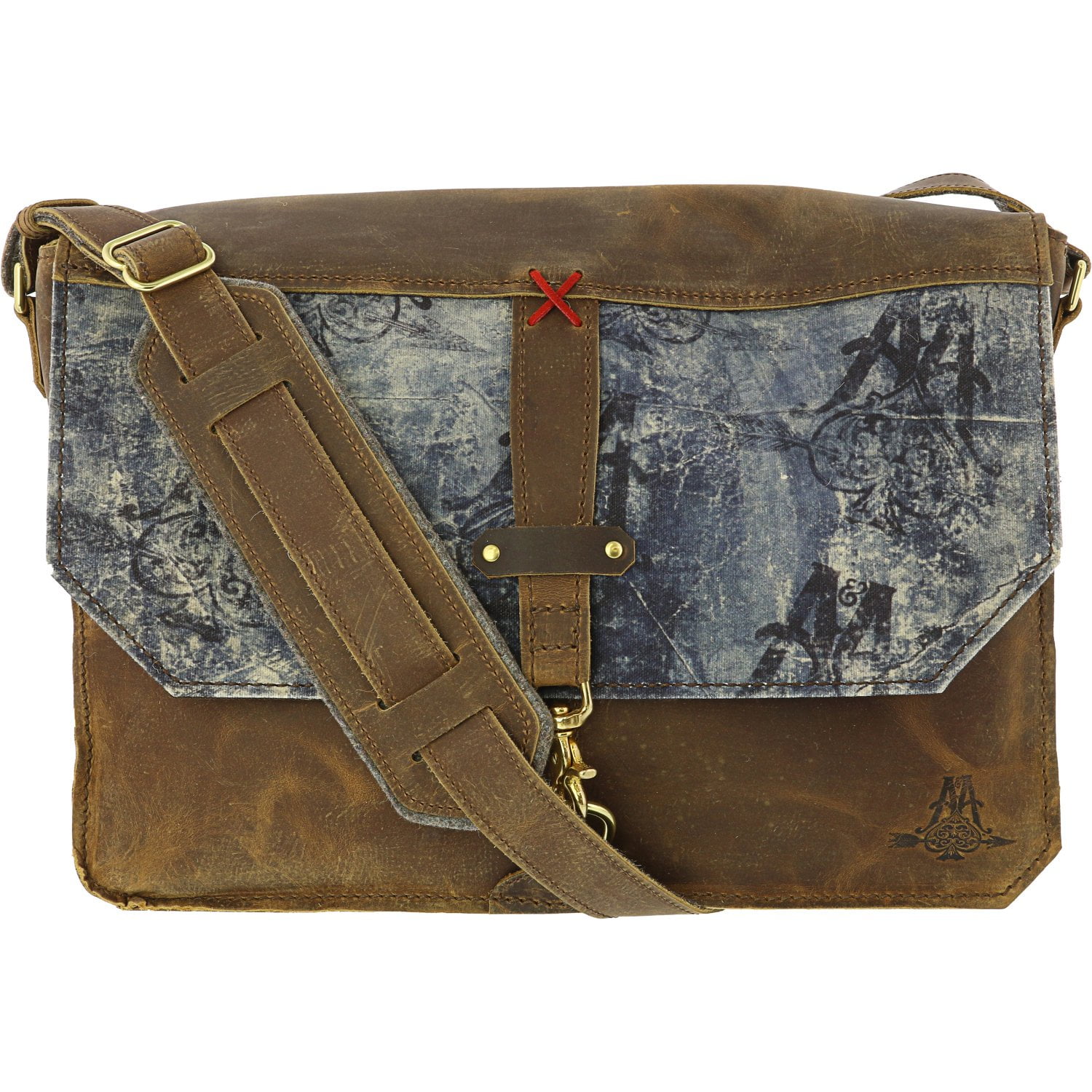 Revere Soft Graphic Messenger Bag A+A