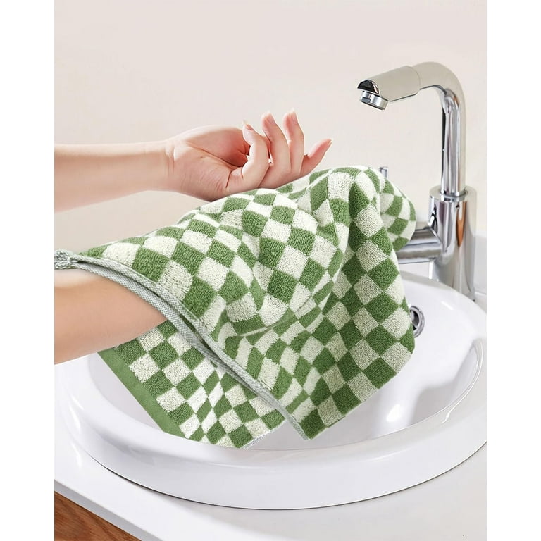 Checkered hand towels sale