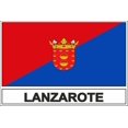 thumbnail image 1 of Autocollant sticker drapeau lanzarotte, 1 of 1