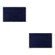 thumbnail image 4 of Inteprter Alfombra de baño de poliéster Absorbente Parte inferior antideslizante Lavable a máquina Textura Chenille No se desprende Azul Armada 2piezas, 4 of 6