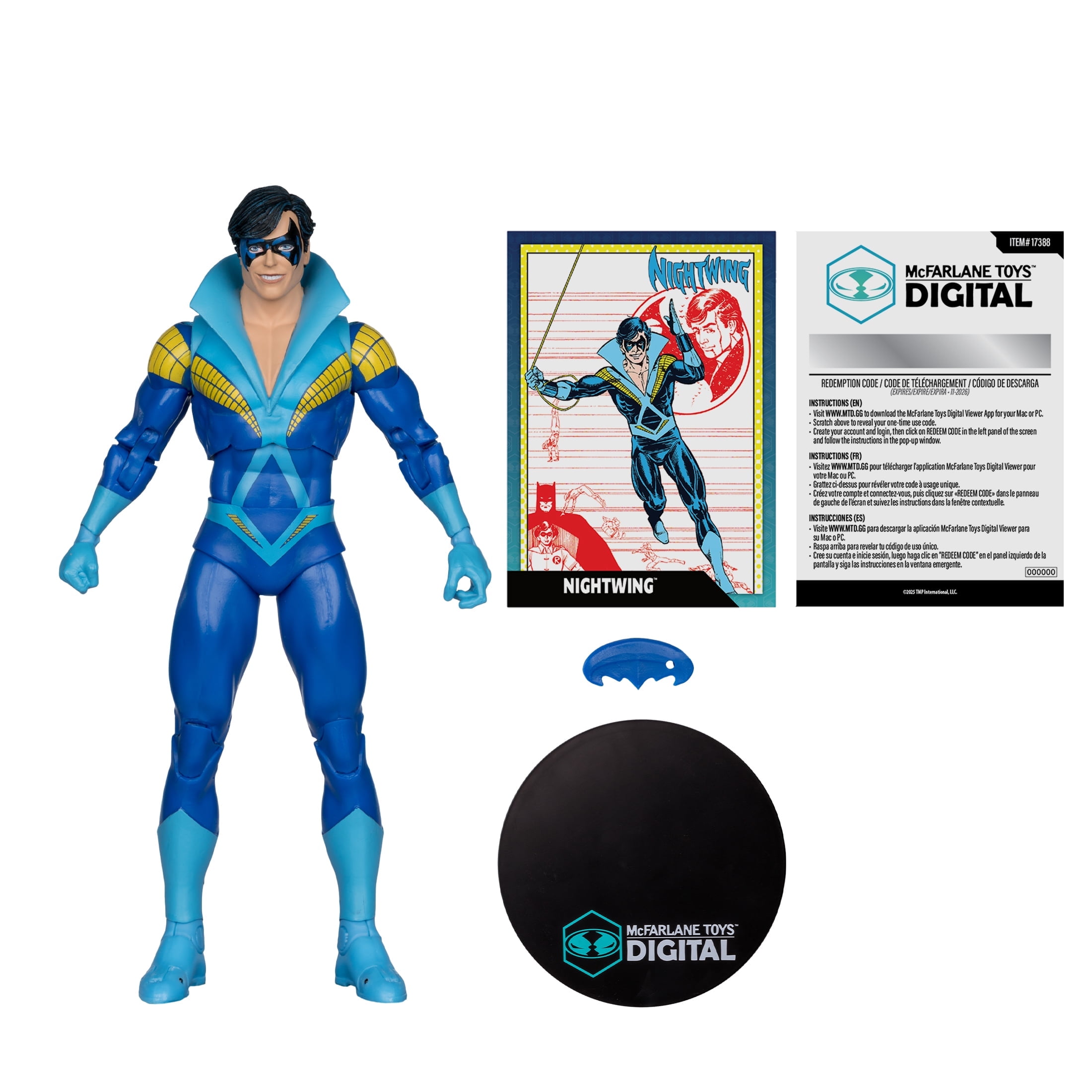 Nightwing (DC Direct: Teen Titans) 7" Action Figure w/ Digital Collectible - McFarlane Toys