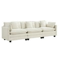 thumbnail image 4 of Domicare Modern 3 Seater Sectional Sofa, Sofas for Living Room, Living Room Furniture，Beige, 4 of 8