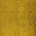 thumbnail image 1 of Ahgly Company Indoor Square Oriental Yellow Industrial Area Rugs, 4' Square, 1 of 4