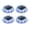 Blue Light & White Light, variant on Solar Driveway Lights 8 Pack, Waterproof LED Driveway Marker Security Lights for Outside Pathway,Boat Dock,Step,Walkway,Path,Garden (Blue Light & White Light)