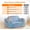 Blue1, variant on MIERES Bean Bag Sofa Chair with Handle,Lamb Fleece Beanbag Sofa for Adults,Striped Lazy Sofa Chair with Armrest,Lounger Chair for Reading Gaming Watching TV,Living Room,Bedroom