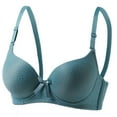thumbnail image 2 of Ashirexll Bras for Women No Underwire, Push Up Bra, Womens Adjustable Bra Wireless Gathered Thin Everyday, 2 of 3
