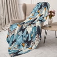 thumbnail image 3 of Gaeub Butterflys Print Flannel Throw Blanket, Home Fleece Throw Blanket for Couch or Bed,Decorative Blankets,Lightweight Fuzzy Flannel Blanket-50"x40", 3 of 6