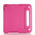 thumbnail image 5 of ELEHOLD for iPad 6th 5th Generation Pro 9.7 Inch Rugged Full Body Case,Kids Friendly EVA Foam Cover with Built-in Screen Protector Kickstand Function Handle Grip Shockproof Protective Case,Rose, 5 of 9