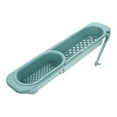 thumbnail image 1 of ADDHAT Escurridor De Fregadero Extensible Verde Para Cocina Con Bordes Suaves Y Resistente A Deformaciones, 1 of 8